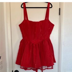Sugar Thrillz Vibrant Red Chemise